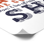 Das Leben ist wie ein Zitat eines Fotografen Poster (Ecke)