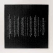 Das Leben ist wie ein Zug ohne Ende Puzzle (Horizontal)