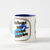 Das Leben ist wie eine Dose Sardinen… Tasse (Vorderseite Links)