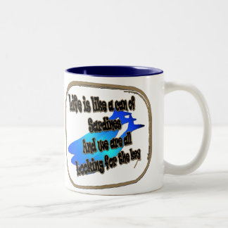 Das Leben ist wie eine Dose Sardinen… Tasse