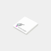 Das Leben ist wie eine Garnkugel Post-it Klebezettel (angewinkelt)