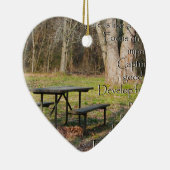 das Leben ist wie eine Kamera Keramikornament (Rechts)