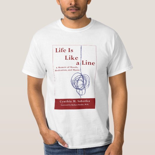 Das Leben ist wie eine Linie T - Shirts (Vorderseite)