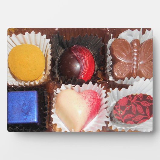 Das Leben ist wie eine Schachtel Pralinen Fotoplatte (Vorderseite)