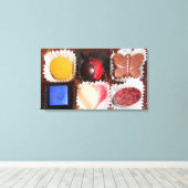 Das Leben ist wie eine Schachtel Pralinen Leinwanddruck (Insitu (Holzboden))