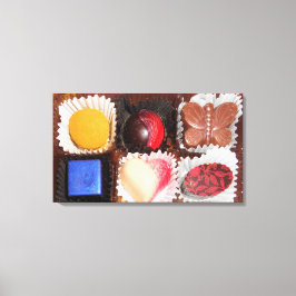 Das Leben ist wie eine Schachtel Pralinen Leinwanddruck