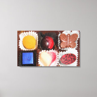 Das Leben ist wie eine Schachtel Pralinen Leinwanddruck