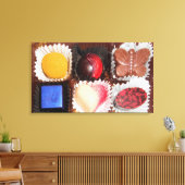 Das Leben ist wie eine Schachtel Pralinen Leinwanddruck (Insitu (Wohnzimmer))