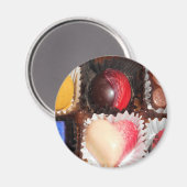 Das Leben ist wie eine Schachtel Pralinen Magnet (Vorderseite/Rückseite)
