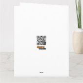 Das Leben ist wie eine Schokolade, die dir den Car Karte (Rückseite)