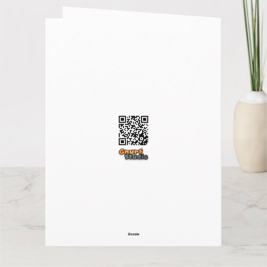 Das Leben ist wie eine Schokolade, die dir den Car Karte (Rückseite)