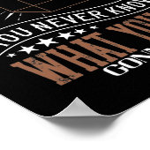 Das Leben ist wie eine Schokolade Poster (Ecke)