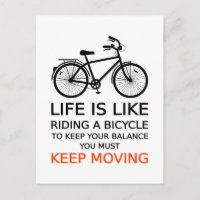 Das Leben ist wie Fahrrad fahren, Wort, Text