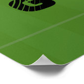 Das Leben ist wie Fußball Poster (Ecke)