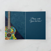 Das Leben ist wie Musik, immer ein gutes Lied Karte (Innenseite)