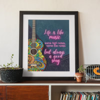 Das Leben ist wie Musik, immer ein gutes Lied