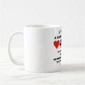 Das Leben ist wie Spiel der Kaffeetasse (Links)