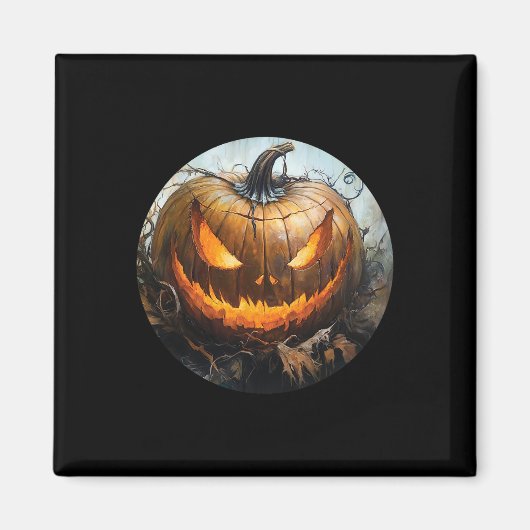 Das Leben ist wirklich gut Beängstigende Pumpkin-K Magnet (Vorne)
