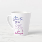 Das Leben ist wunderbar, wenn ich dich ansehe Milchtasse (Linke Ecke)