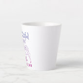 Das Leben ist wunderbar, wenn ich dich ansehe Milchtasse (Vorderseite)