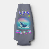 Das Leben ist wunderschön Hermanus Afrika Septembe Flaschenkühler (Vorderseite)