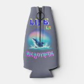 Das Leben ist wunderschön Hermanus Afrika Septembe Flaschenkühler (Rückseite)