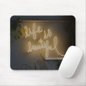 Das Leben ist wunderschön. Mousepad (Mit Mouse)