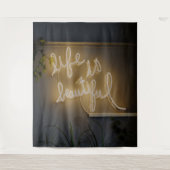 Das Leben ist wunderschön. Wandteppich (Vorderseite)