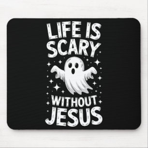 Das Leben ist Y ohne Jesus-Shirt Christliches Hall Mousepad