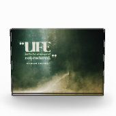 Das Leben ist zu genießen Fotoblock (Vorderseite)