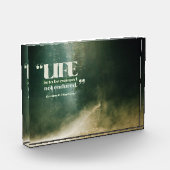 Das Leben ist zu genießen Fotoblock (Links)