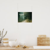 Das Leben ist zu genießen Poster (Küche)