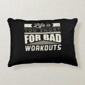 Das Leben ist zu Kurz für schlechte Arbeitsverhält Dekokissen (Vorderseite)