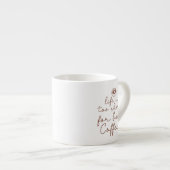Das Leben ist zu Kurz für schlechte Kaffeekonzerne Espressotasse (Vorderseite Rechts)
