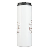 Das Leben ist zu Kurz für schlechte Kaffeekonzerne Thermosbecher (Rückseite)