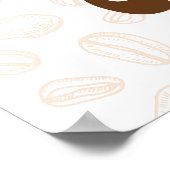 Das Leben ist zu kurz für schlechten Kaffee Poster (Ecke)