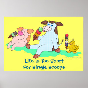 Das Leben ist zu Kurz für Single Scoops Poster