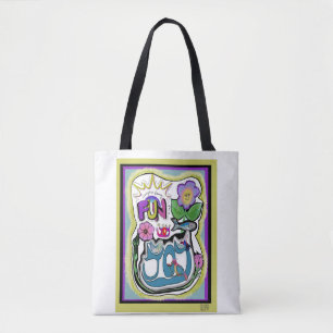 Das Leben ist zu kurz, Spaß haben! Whimsical Joy Tasche