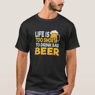 Das Leben ist zu Kurz, um Bad Bär Funny Graphic z T-Shirt