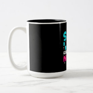 Das Leben ist zu Kurz, um einen langweiligen Nagel Zweifarbige Tasse