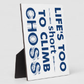 Das Leben ist zu Kurz, um Entscheidungen zu klette Fotoplatte (Seite)