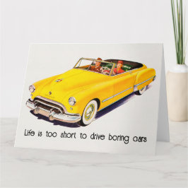 Das Leben ist zu Kurz, um langweilige Autokarte zu Karte