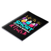 Das Leben ist zu kurz, um langweilige Nägel zu hab Notizblock (Linke Seite)