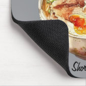 Das Leben ist zu Kurz, um Nudeln zu langweilen Mousepad (Ecke)