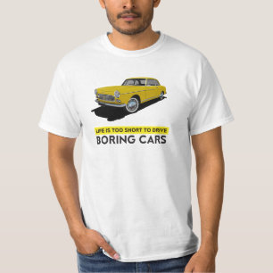 Das Leben ist zu kurz, um zu fahren - Peugeot 404  T-Shirt