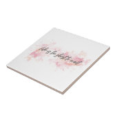 Das Leben ist zu kurz, um zu warten Fliese (Seite)