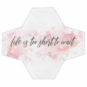 Das Leben ist zu kurz, um zu warten Fußball (Flach)