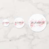 Das Leben ist zu kurz, um zu warten Konfetti (Rückseiten)