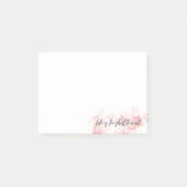 Das Leben ist zu kurz, um zu warten Post-it Klebezettel (Vorderseite)