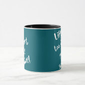 Das Leben ist zu Kurze BFTG-Kaffee-Tasse Tasse (Zentrum)